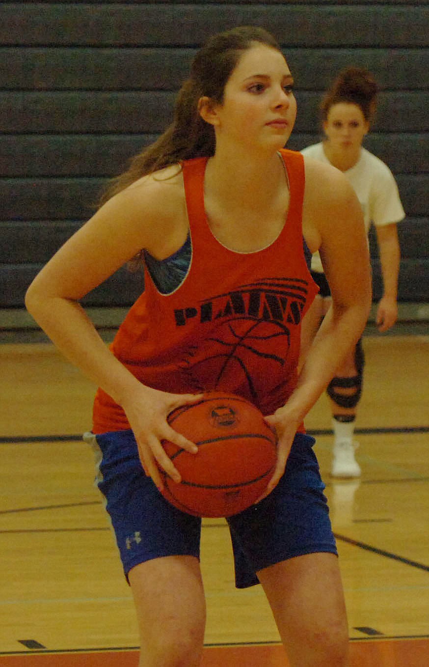 Plains 6-foot-2 senior Rachel Huenink is a returning starter for the Trotters&#146; basketball team this season. The Trotters open the season Nov. 30 at the Tip Off Tourney in Frenchtown. (Joe Sova/Clark Fork Valley Press)