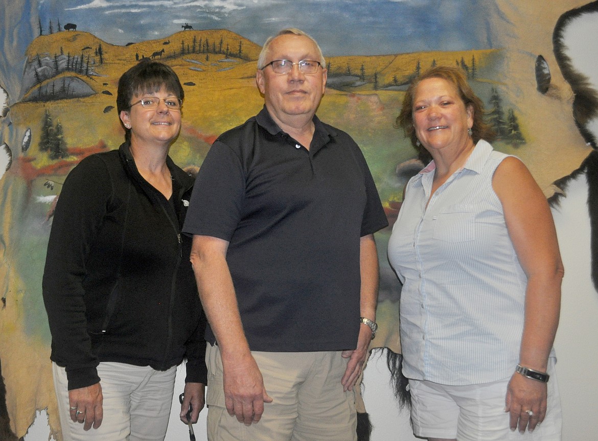 The Gauthier Agency, LLC is located in Ronan. Pictured, from left, are Myrna Gauthier, office manager; Bob Gauthier, owner and broker; and Robin Wallace, broker. (Joe Sova photos/Lake County Leader)