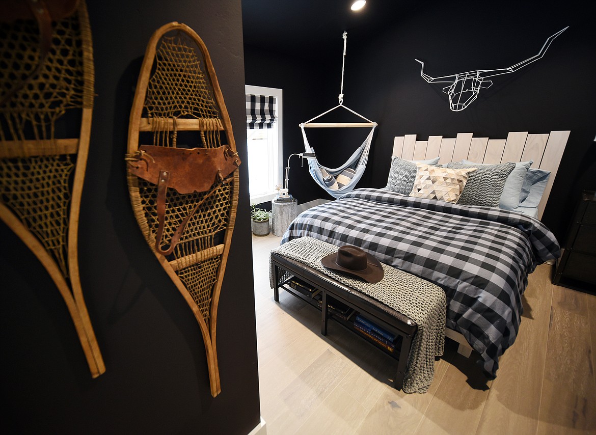 Detail of a second floor guest room in the HGTV Dream Home 2019 on Big Mountain in Whitefish, Montana.(Brenda Ahearn/Daily Inter Lake)