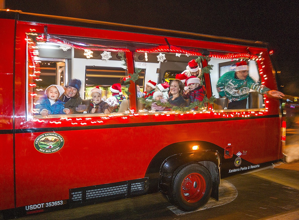 The Xanterra float was full of smiling faces.