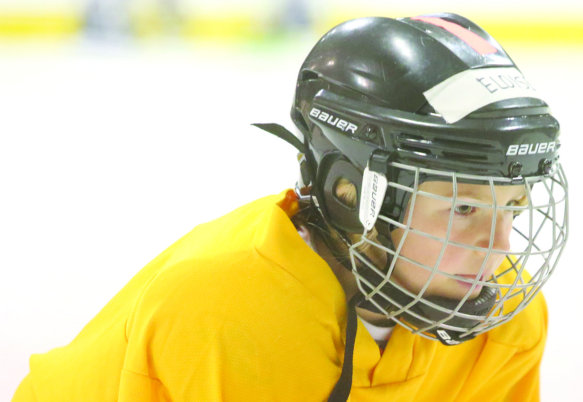 Connor Vanderweyst/Columbia Basin Herald
The Moses Lake Youth Hockey Association opened practice Tuesday night.