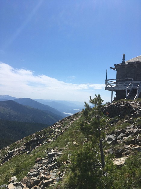 Star Peak lookout was one of the many sites visited by Jacob Arrington as an intern Backcountry Ranger for Friends of Scotchman Peaks Wilderness.