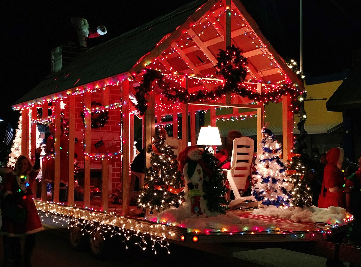 Here is another look at the Oh Well Drilling and Pumping float in the Polson Parade of Lights on Nov. 30. (Joe Sova/Lake County Leader)