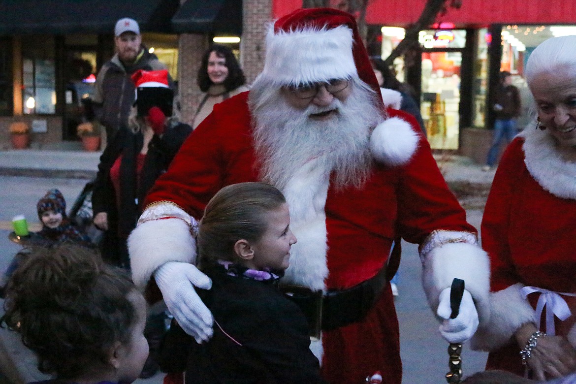 A record number of children came to see Santa Claus on Dec. 1.