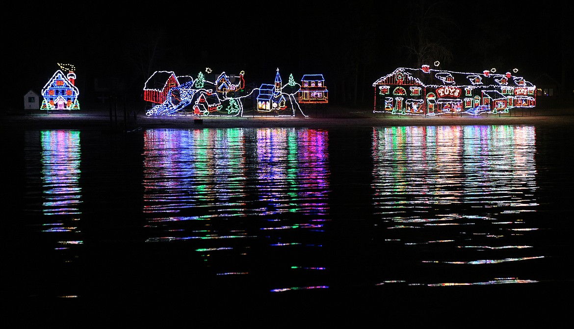 LOREN BENOIT/Press file
&quot;Arctic Decor&quot; reflects across Lake Coeur d'Alene during a Journey to the North Pole Cruise in November.