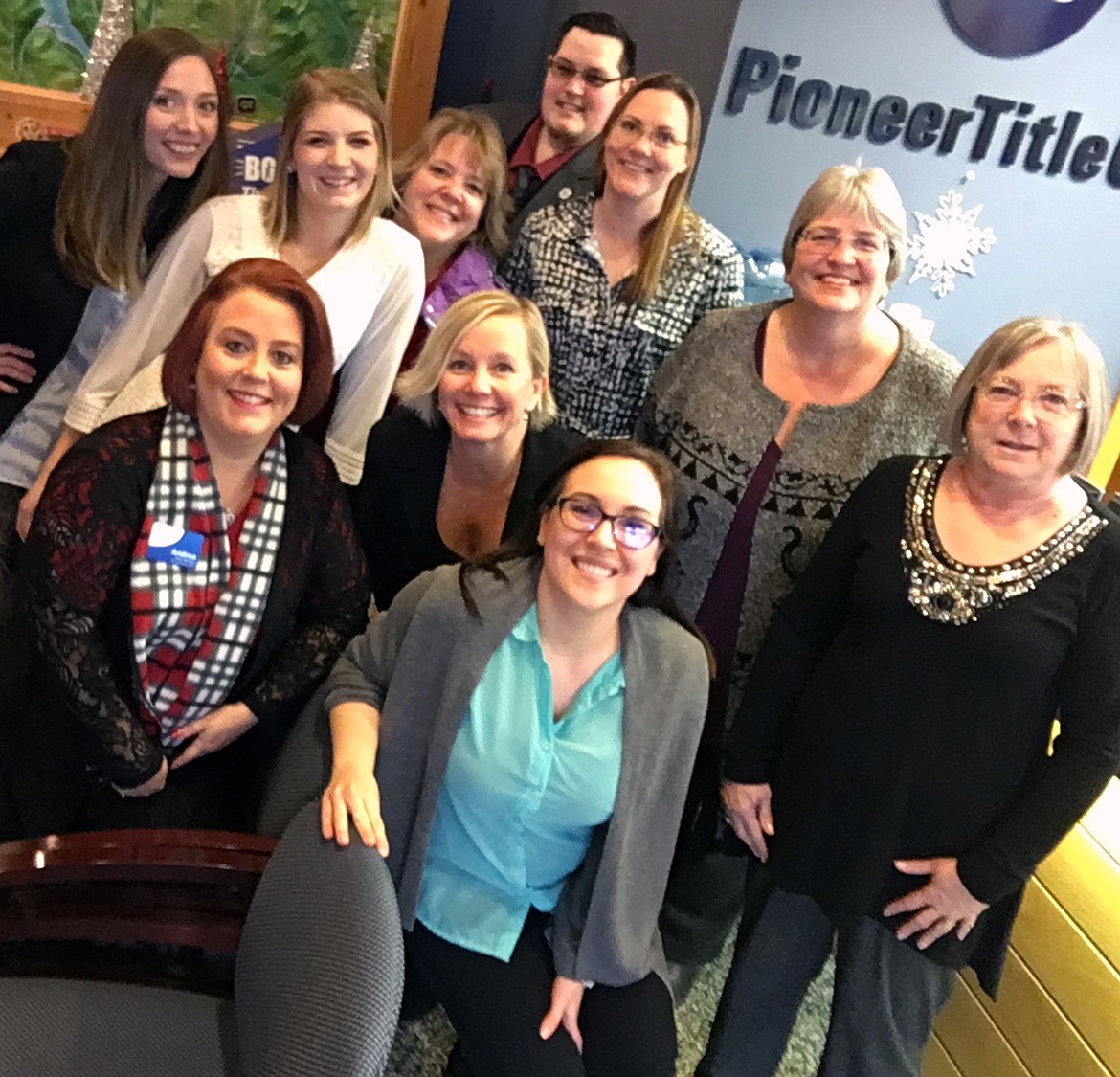 Courtesy photo
The Post Falls Chamber Ambassadors Business Appreciation Group: Pioneer Title Company