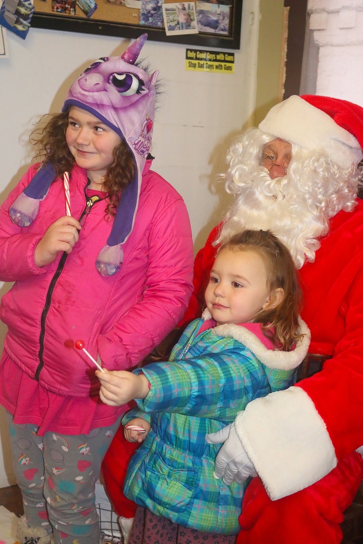 Photos by MANDI BATEMAN
Children could visit with Santa at the Naples General Store.