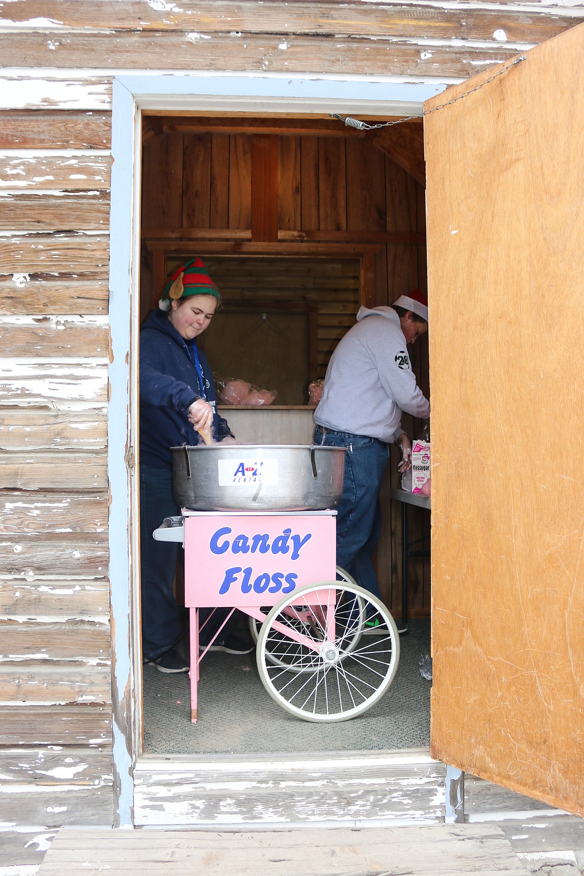 Photo by MANDI BATEMAN
The old church house a new addition, a cotton candy booth.