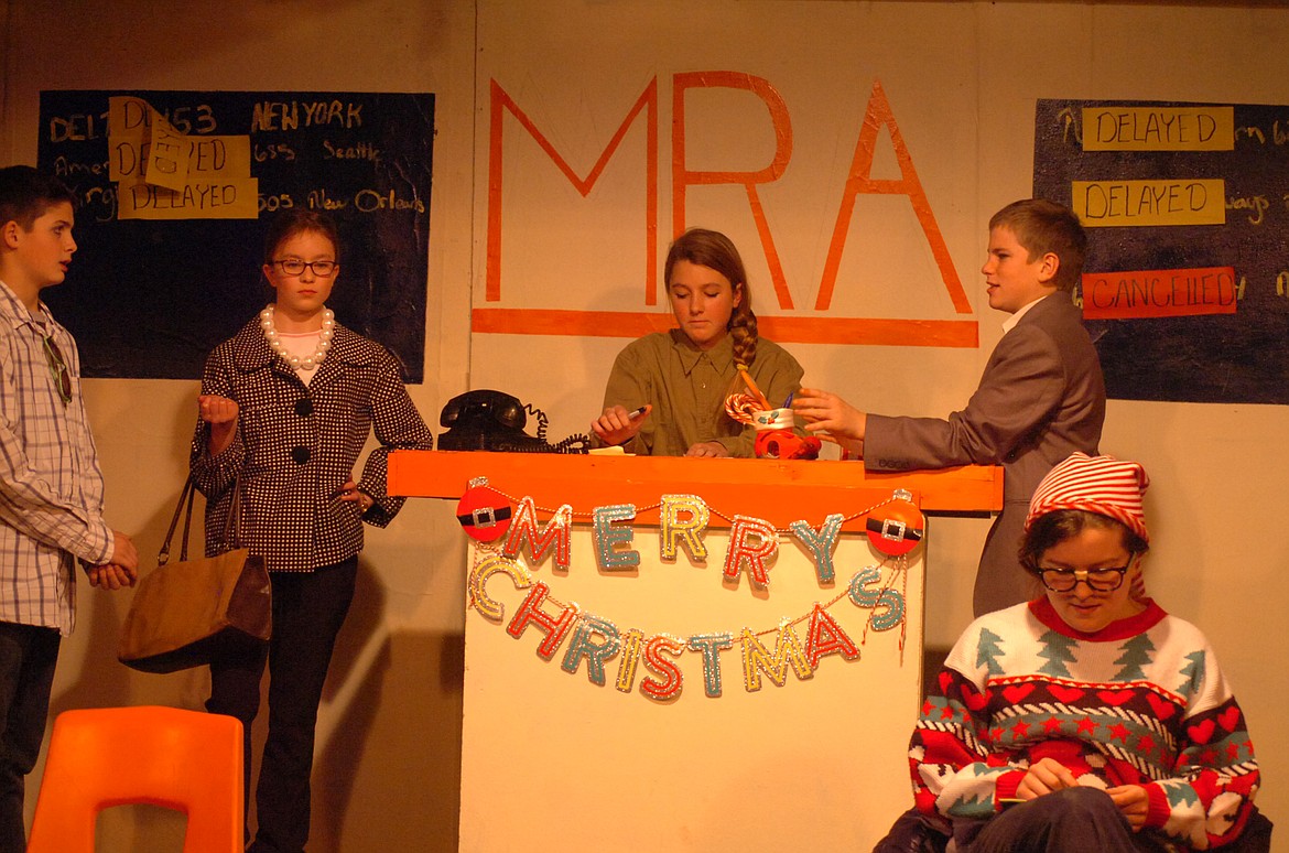 Partridge in a Palm Tree

The Plains School Drama Department performed  &#147;A Partridge in a Palm Tree&#148; last Friday and Saturday night. Pictured at left, from left, are Dave Partridge (Brenden Vanderwall), Mary Schneider (Peyton Wasson), Vanessa Fairchild (Blakely Lakko) Glen Smiley (Spur Ryan) and Kevin Schneider (Grace Cockrell). (Joe Sova photos/Clark Fork Valley Press)



Photo at left