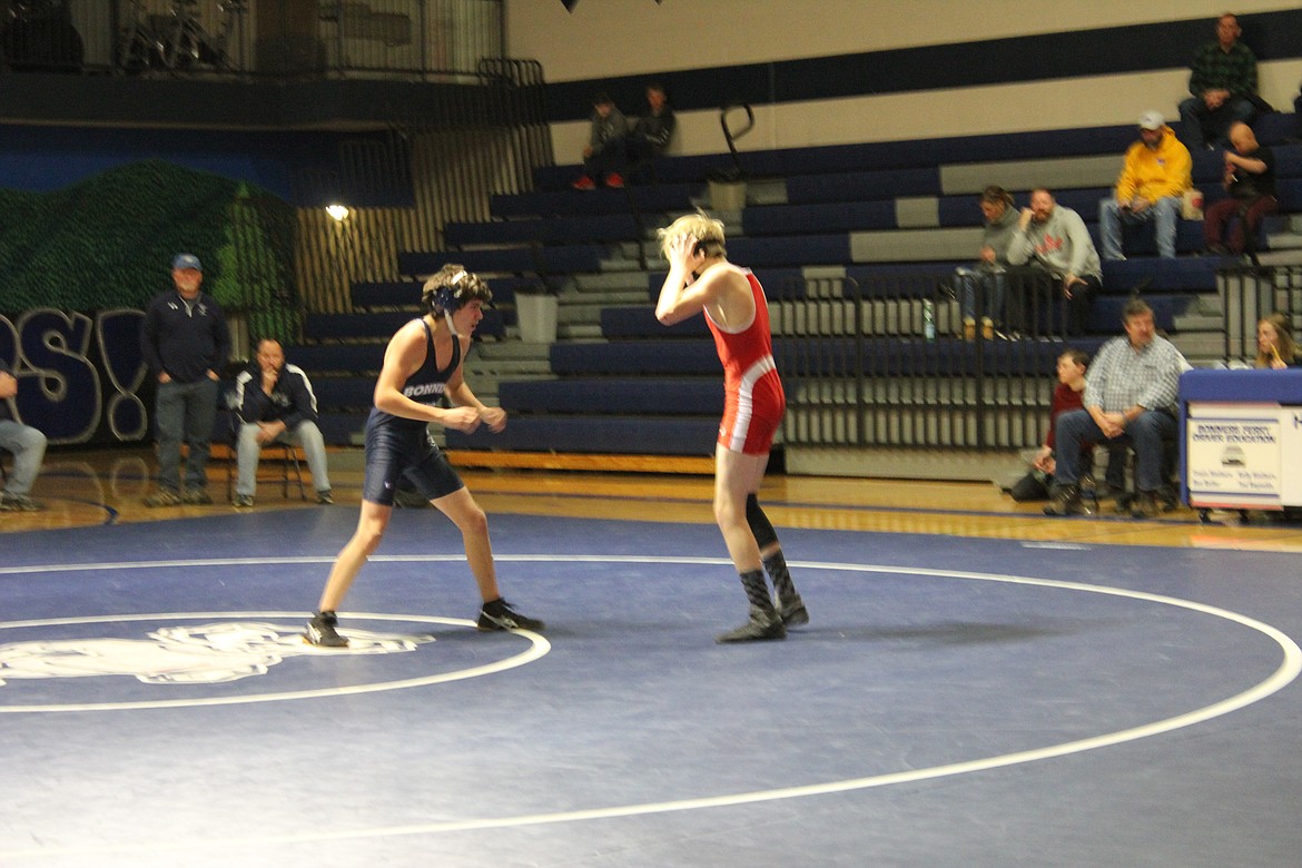 Bonners Ferry wrestlers hosted their Bonner County rivals Sandpoint High on Dec. 4, with the Badgers earning a dramatic 42-36 dual meet victory.

Photos by TANNA YEOUMANS