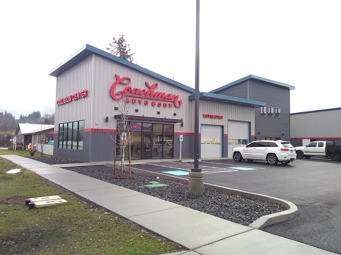 The new Coachman Auto Body shop is open on East Mullan in Post Falls.