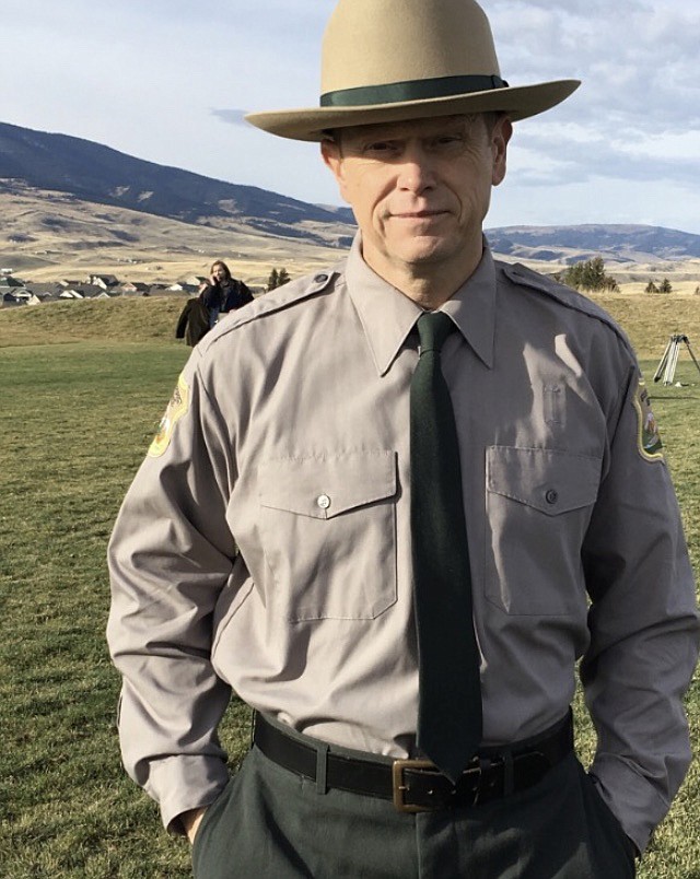 Kalispell native Travis Bruyer on the set of &#147;Wildlife&#148; in October 2017 in Livingston.