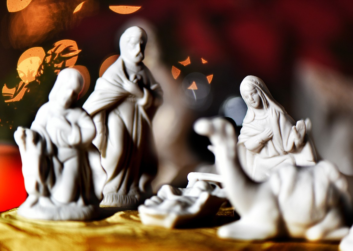 Details of nativity scene