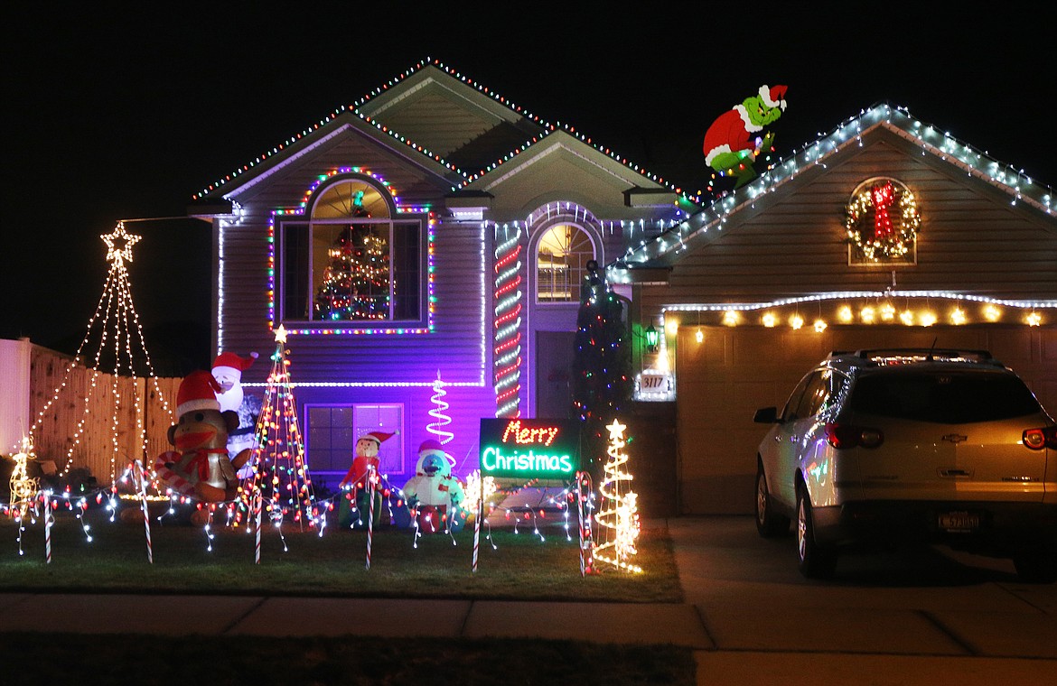 LOREN BENOIT/Press
The Grinch can&#146;t take Christmas cheer from this house at 3117 Thrush Drive in Post Falls.