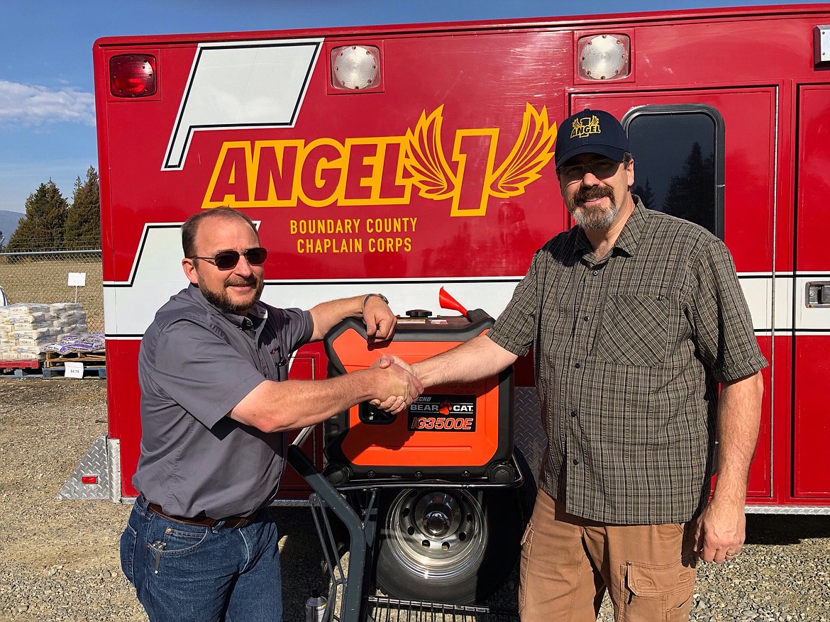 (Courtesy Photo)
Jeff Brubaker and the folks at Pro X provided Angel 1 a much needed generator to keep them going wherever they might have to go.