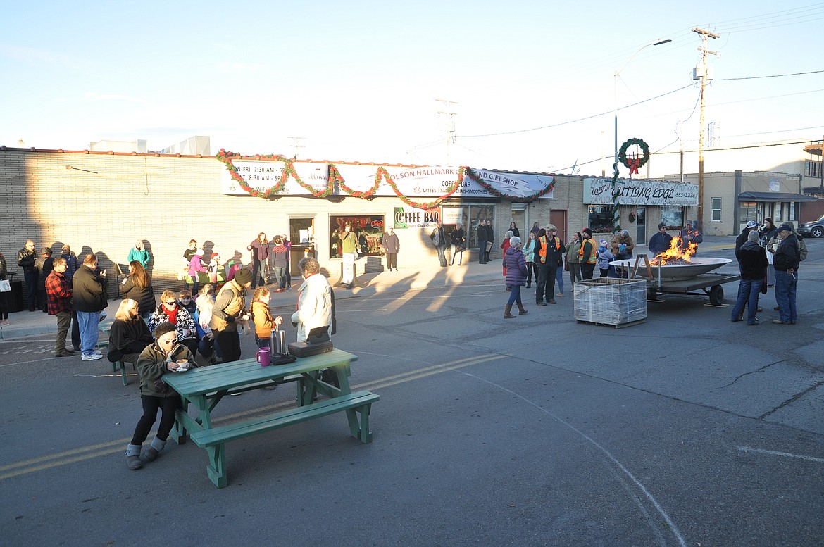 About 60 people attended the annual Holiday Raffle by Polson Business Community Saturday. Organizers are working to grow the event, which promotes local business. (Ashley Fox/Lake County Leader)