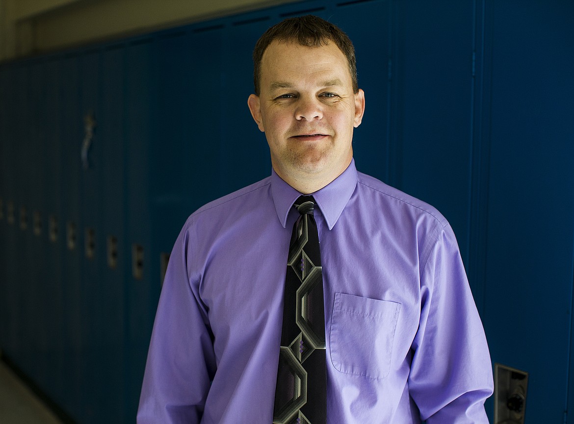 Coeur d'Alene High School Principal Tony Schueller poses for a portrait April, 24, 2017. The Press reported that Troy Schueller died of a self-inflicted gunshot wound on March 21. Troy was born on July 31, 1975, in St. Maries and in 2016 he became the principal at Coeur d&#146;Alene High School. (LOREN BENOIT/Press File)