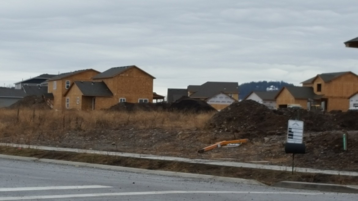 New homes ranging from just under 1,000 square feet to more than 1,600 square feet are being offered at starter-level prices at Crown Pointe in Post Falls. Tyler Wilson/Press.