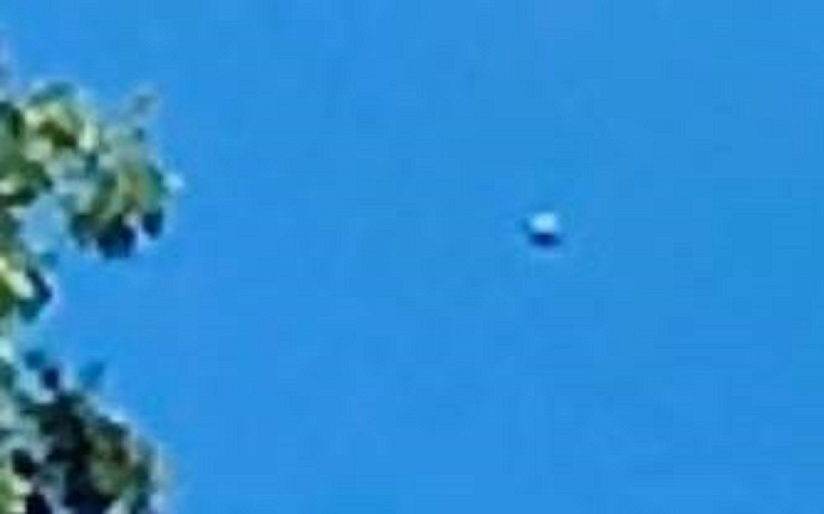A woman in Nashville, Tenn. captured this image of a blue spherical object hovering motionless in the sky in October 2018. It was posted on the National UFO Reporting Center's website, nuforc.org.