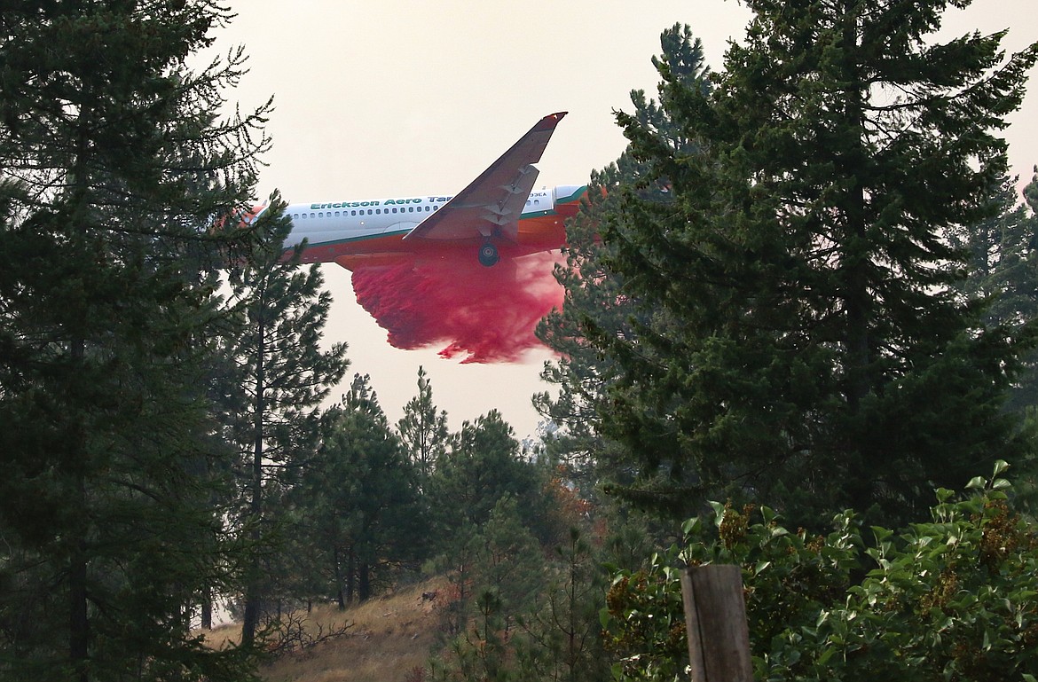 Photo by MANDI BATEMANThe heavy planes were brought in to fight the Fleming Creek Fire that began on August 24.