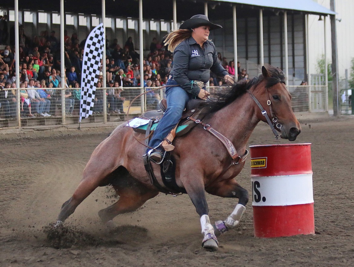 Photo by MANDI BATEMANHorses competed against dirt bikes during the 2018 Horsepower Collides event.