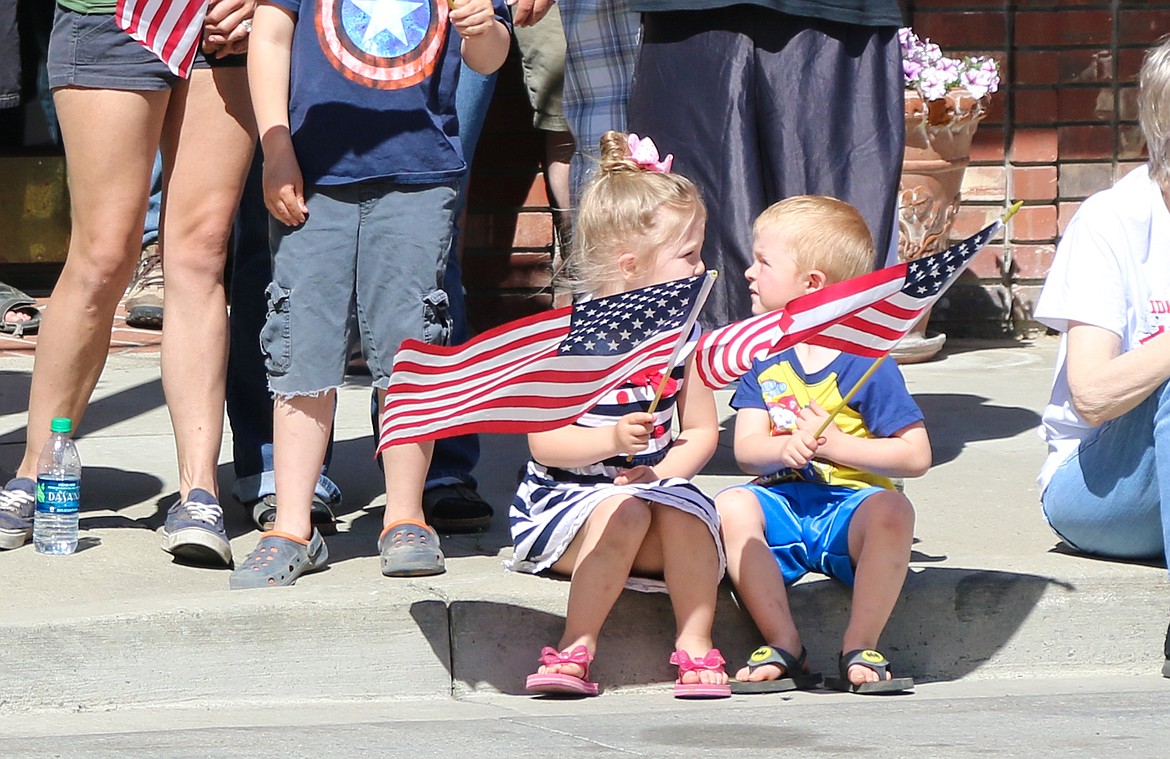 Photo by MANDI BATEMANPatriotic pride during the Bonners Ferry Memorial Day parade.