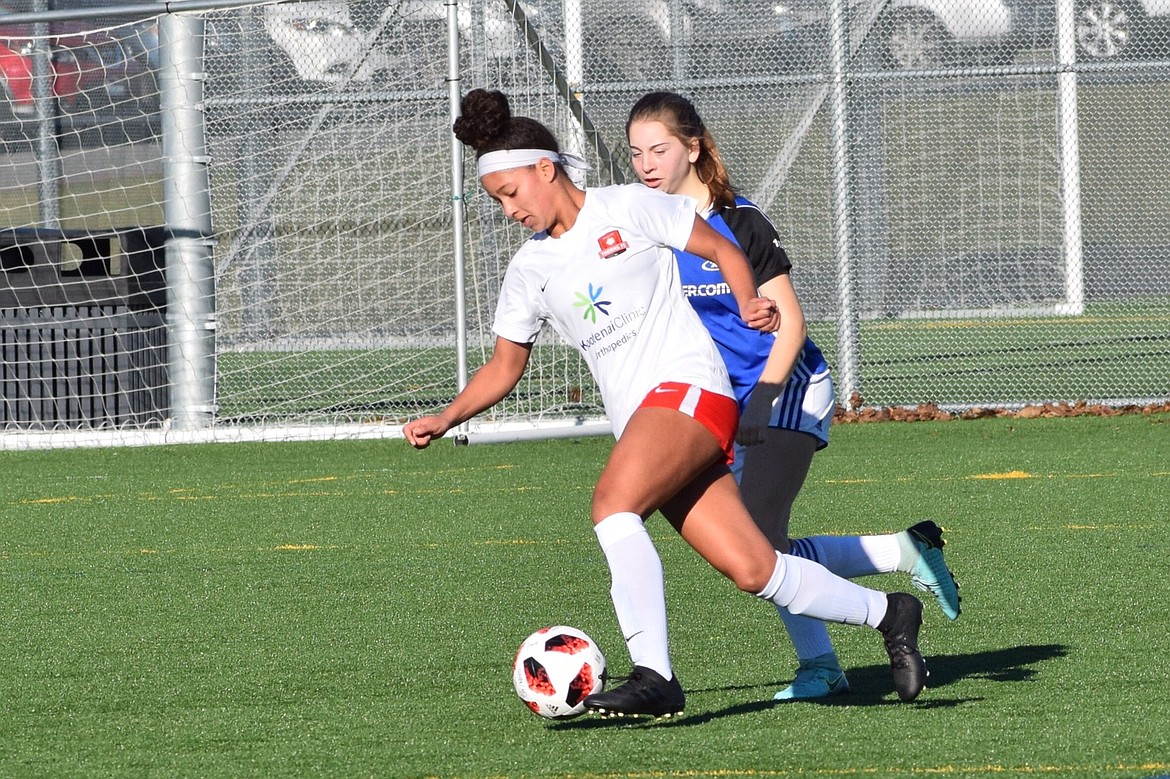 Courtesy photo
Kali McKellips (pictured above) scored two goals as the Thorns North FC 03 girls soccer team beat the Washington Rush G03 Nero B 3-1 last Sunday. Breanna Widener scored one goal for the Thorns.