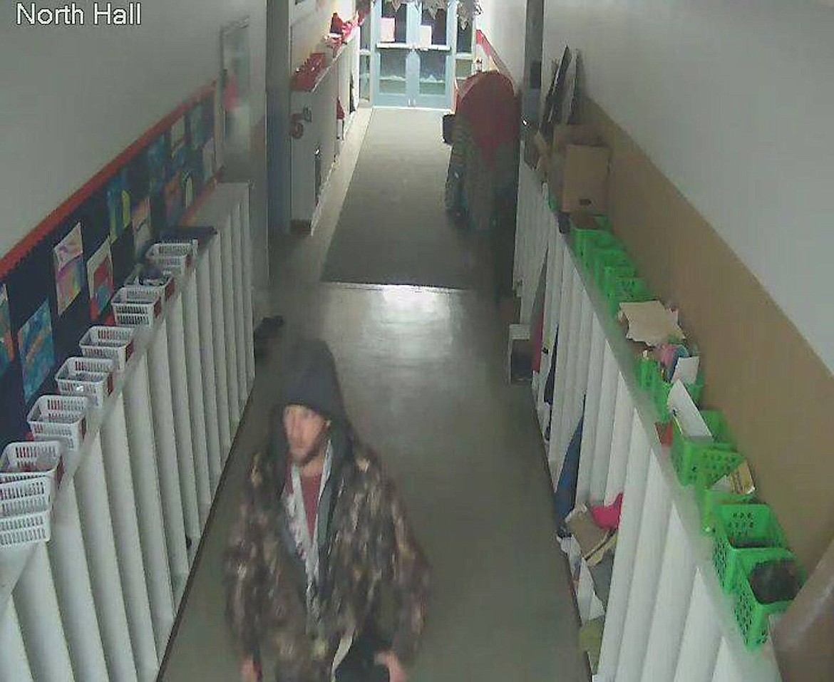 (Photo courtesy FACEBOOK)
Another image of the suspect in the Naples Elementary School burglary.