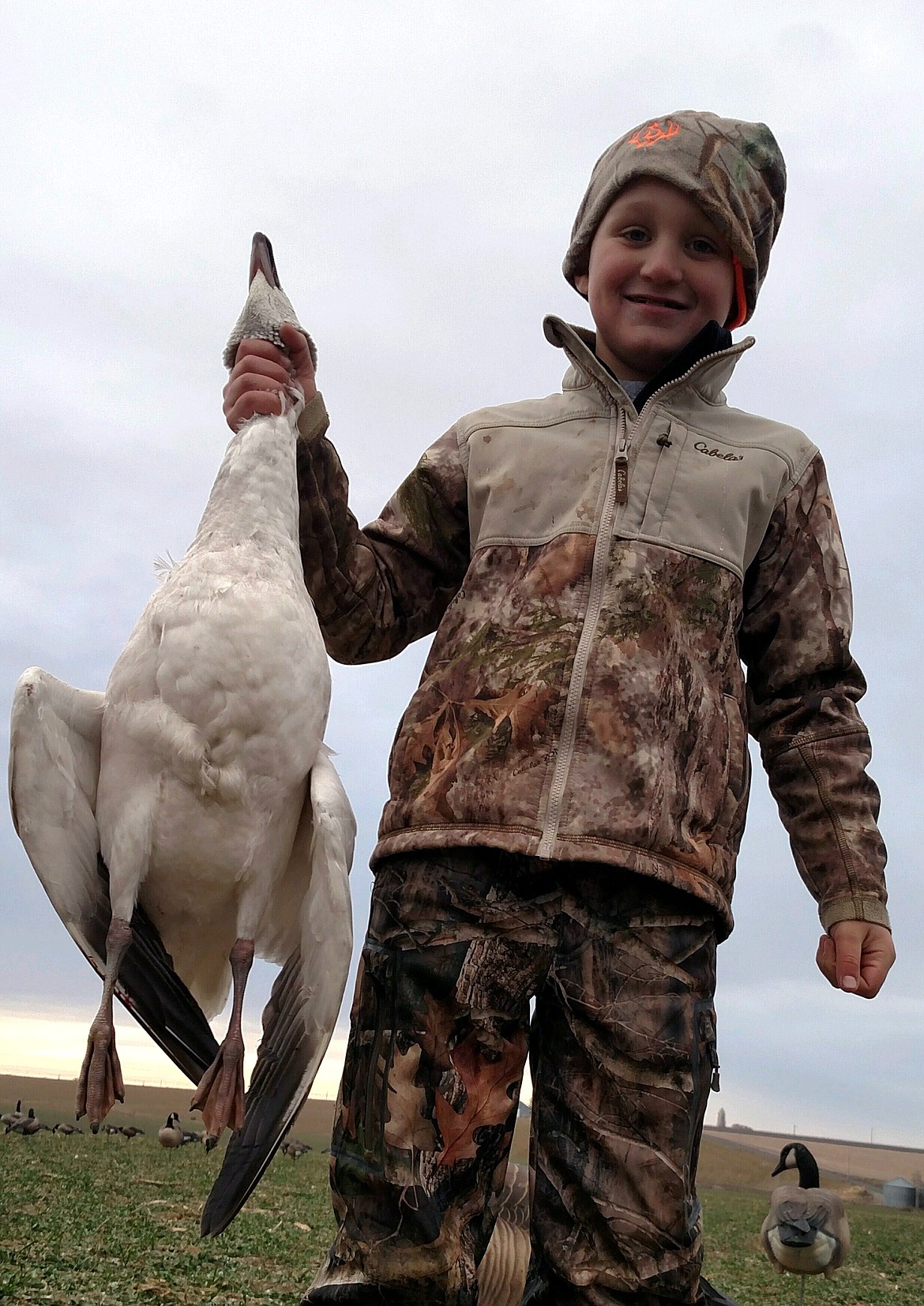 MarDon Resort/courtesy photo
Mason Meseberg of MarDon Resort shows his first Snow Goose.