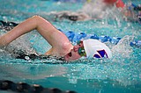 Cats set new bests at home swim meet