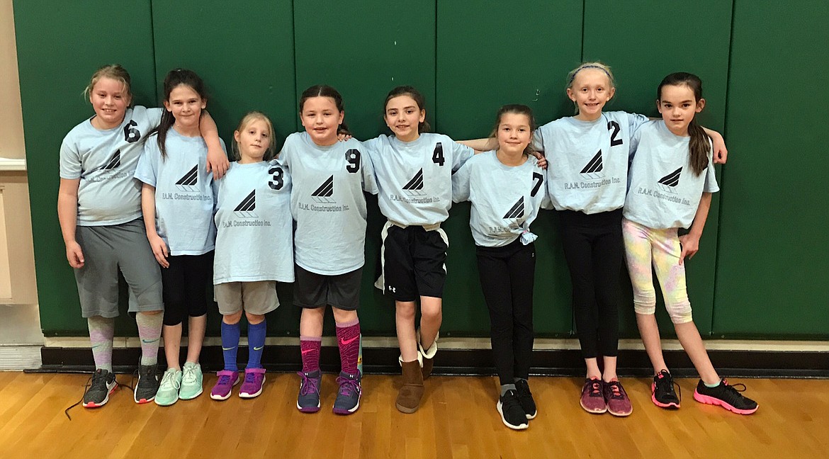 Russelle Story&#146;s third-grade AAU team.