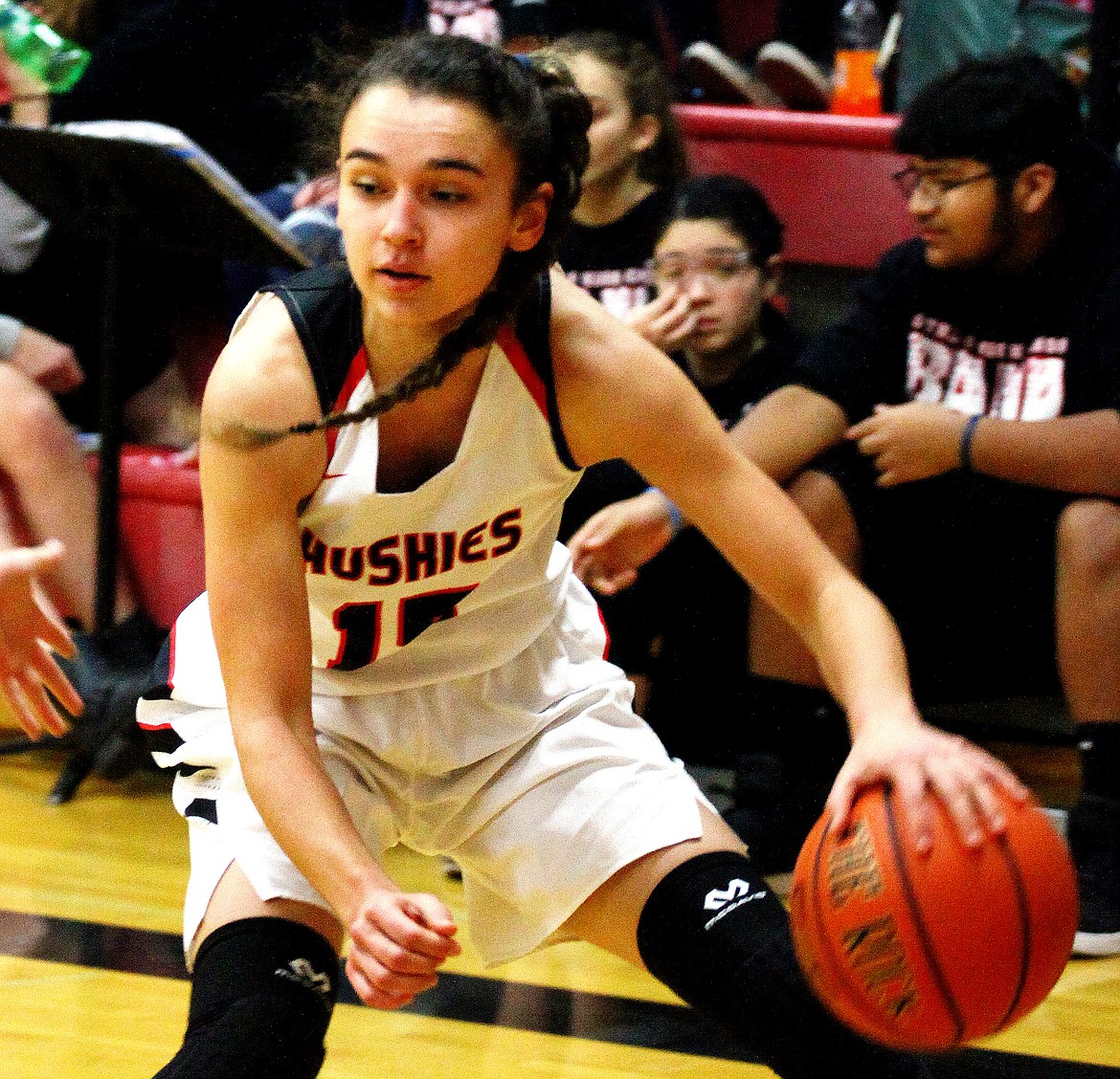 Rodney Harwood/Sun Tribune
Macy Hampton said her favorite NBA player is Russell Westbrook III and she tries to pattern her game to his explosiveness on the floor.