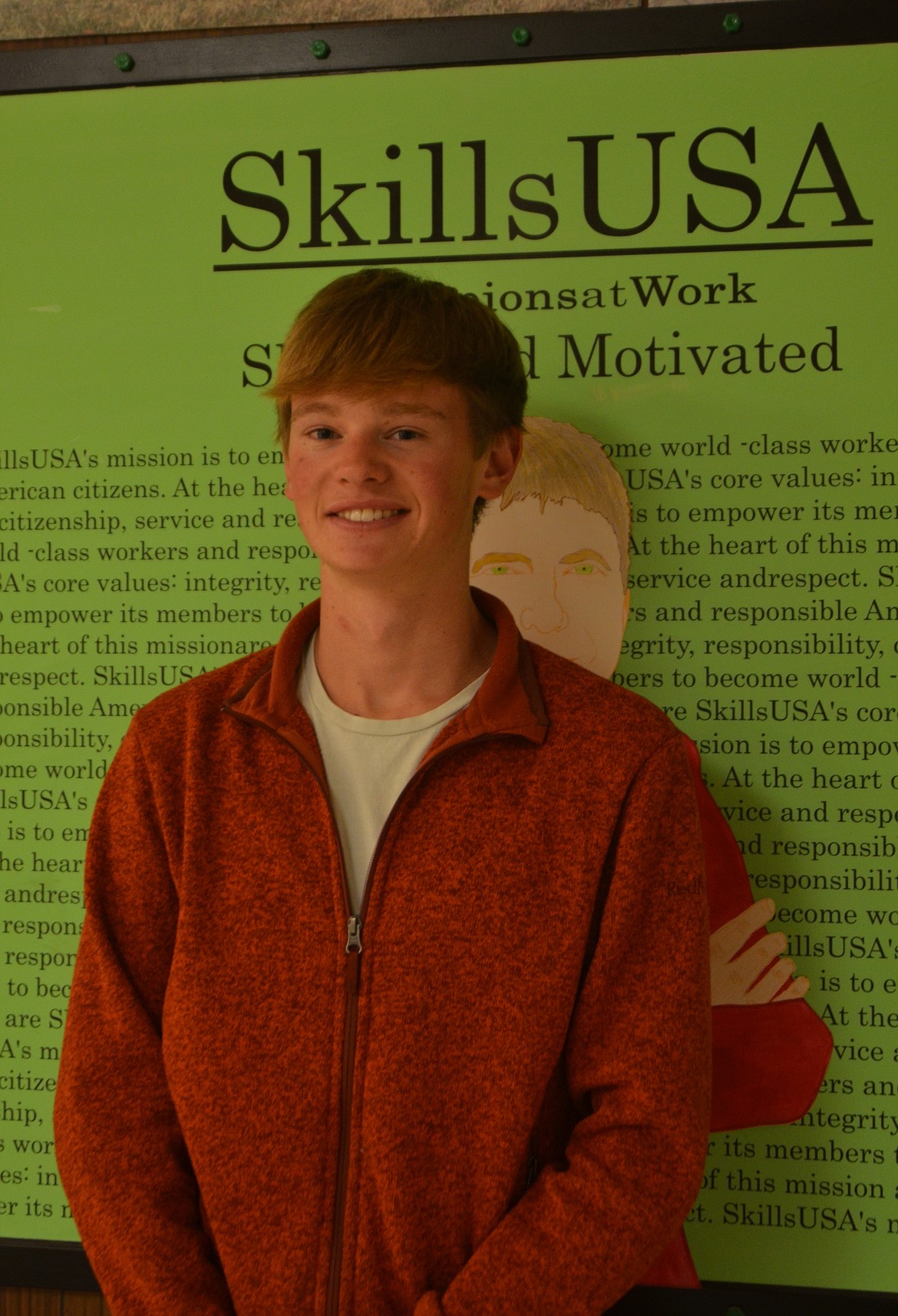 Wills DeGrandpre, Charlo&#146;s three-time state champion in the Skills USA 5- to 7-Minute Prepared Speech category, is pictured. His upcoming fourth and final contest will take place in April.