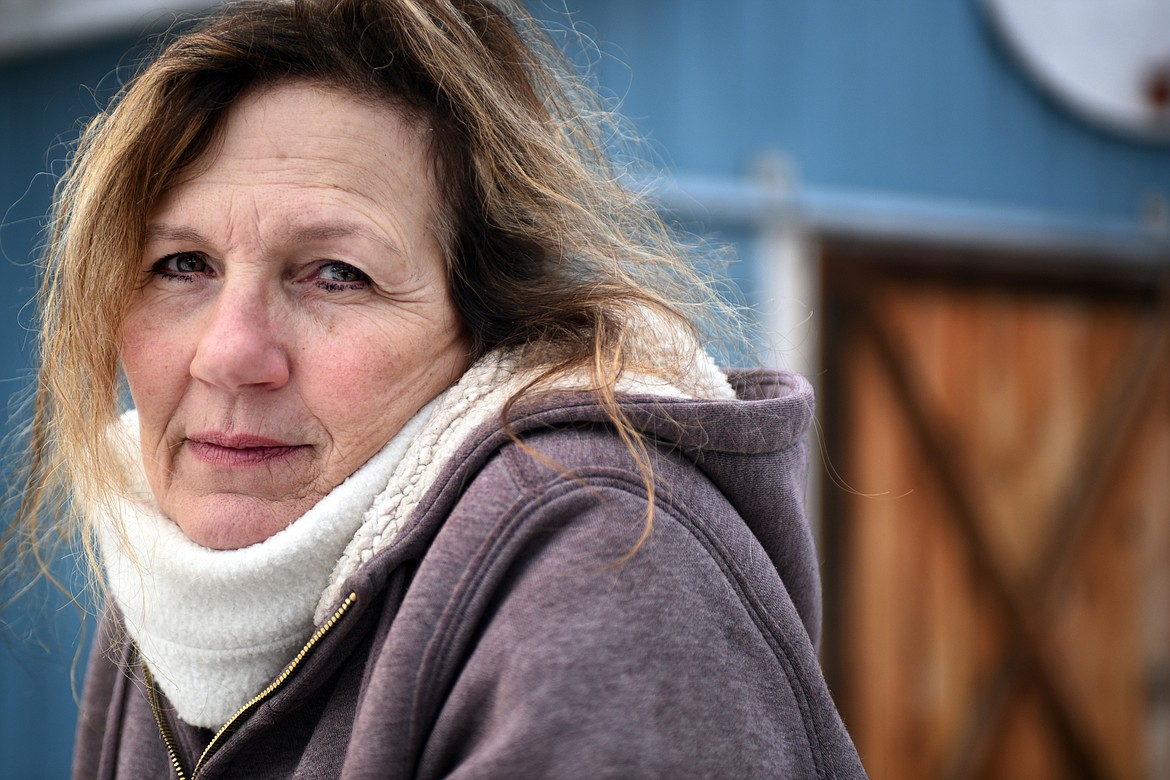 Johnna Hiatt at her Bigfork home.  (Brenda Ahearn/Daily Inter Lake)