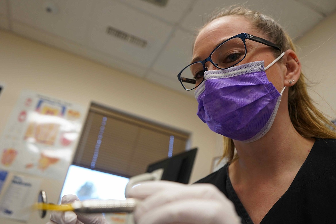 Stephanie Washburn, a dental hygienist with Heritage Health, said kids are often fearful of going to the dentist and her goal is to make each child comfortable.