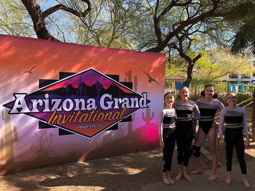 Courtesy photo
Avant Coeur Level 8s took 4th Place at the Arizona Grand Invitational in Phoenix. From left are Maiya Terry, Madalyn McCormick, Mauren Rouse and Danica McCormick.