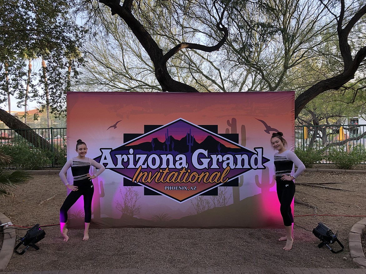 Courtesy photo
Avant Coeur Golds at the Arizona Grand Invitational; from left, Hadley Boyer and Sammy Pereira.