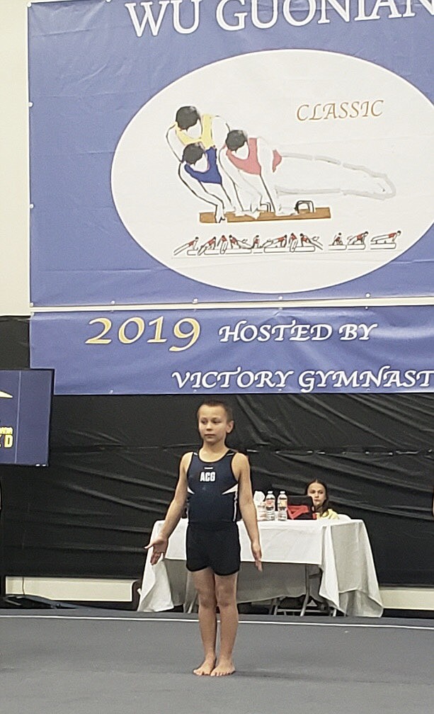 Courtesy photo
Conan Tapia of Avant Coeur Gymnastics competed in Level 6 at the Wu Guonian Classic in Newbury Park, Calif.