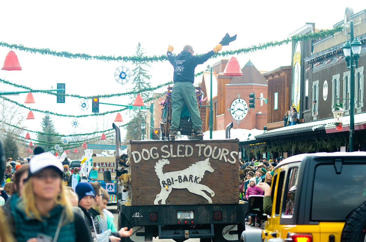 Scenes from the 2019 Whitefish Winter Carnival Grand Parade on Central Avenue in downtown Whitefish. The theme was Whitefish Woodstock. (Matt Baldwin/Daily Inter Lake)