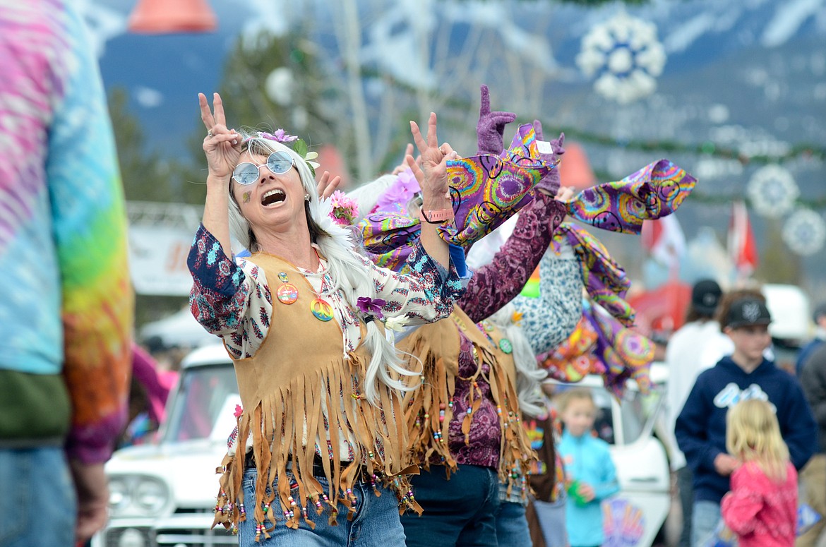 Scenes from the 2019 Whitefish Winter Carnival Grand Parade on Central Avenue in downtown Whitefish. The theme was Whitefish Woodstock. (Matt Baldwin/Daily Inter Lake)