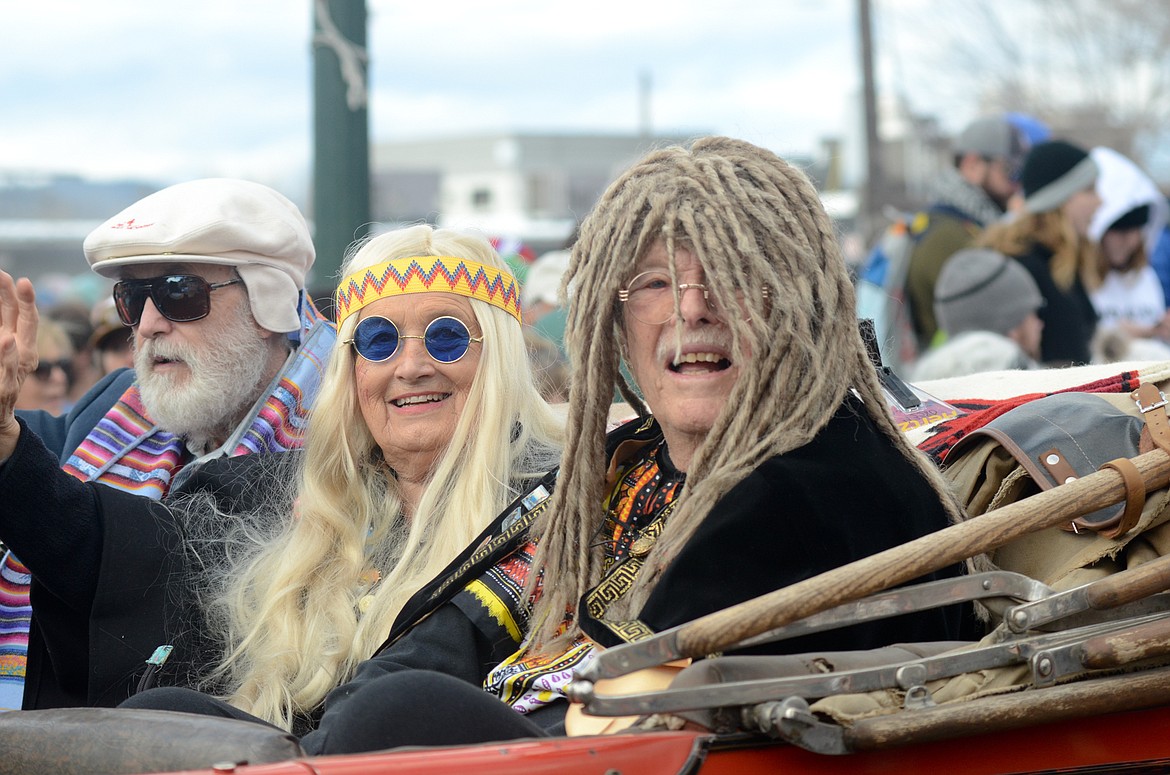 Scenes from the 2019 Whitefish Winter Carnival Grand Parade on Central Avenue in downtown Whitefish. The theme was Whitefish Woodstock. (Matt Baldwin/Daily Inter Lake)