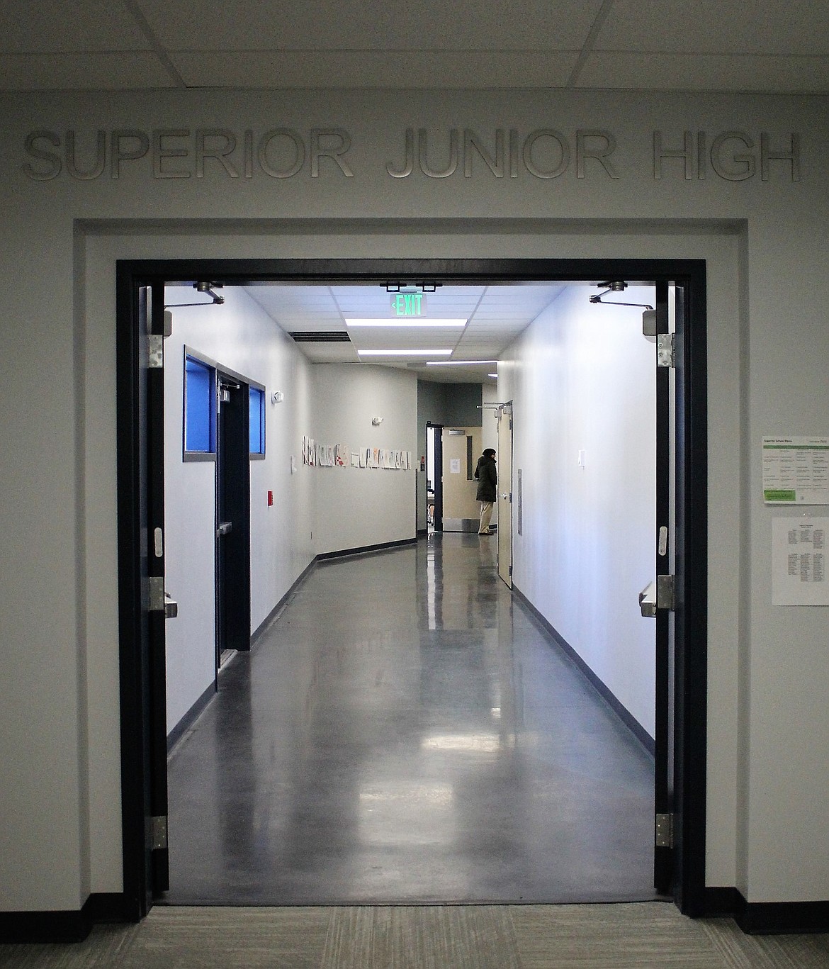 Classes began in the new Superior Junior High School in December, 2018.