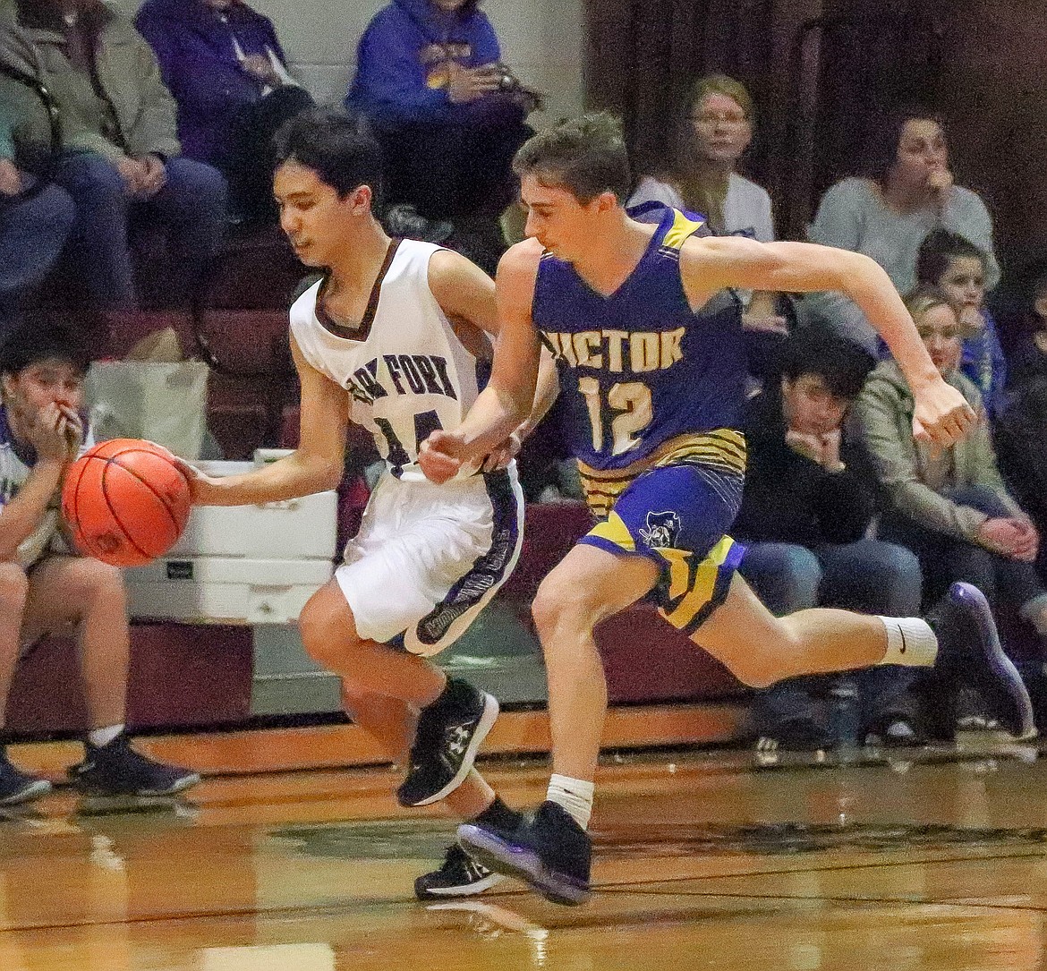 Clark Fork Mountain Cat Wasin Wongwiwat is the only foreign exchange student who is playing varsity this year.  The other four students are playing JV. (Photo by Rochelle Knapp)