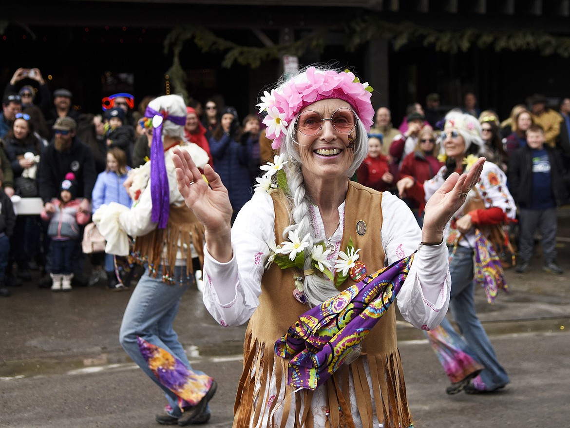 Whitefish Winter Carnival&#146;s 2019 Grand Parade on Saturday makes its way down Central Avenue. The theme was Whitefish Woodstock. (Heidi Desch/Whitefish Pilot)