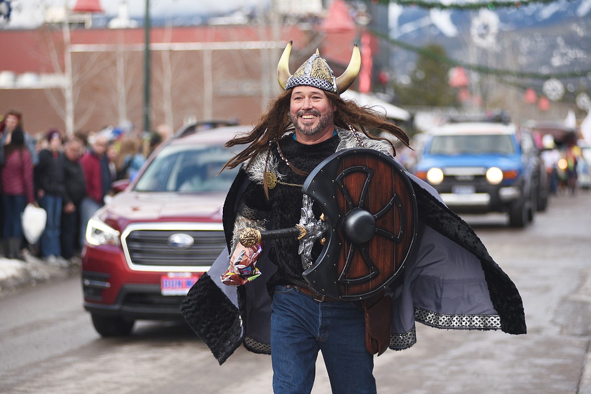 Whitefish Winter Carnival&#146;s 2019 Grand Parade on Saturday makes its way down Central Avenue. The theme was Whitefish Woodstock. (Heidi Desch/Whitefish Pilot)