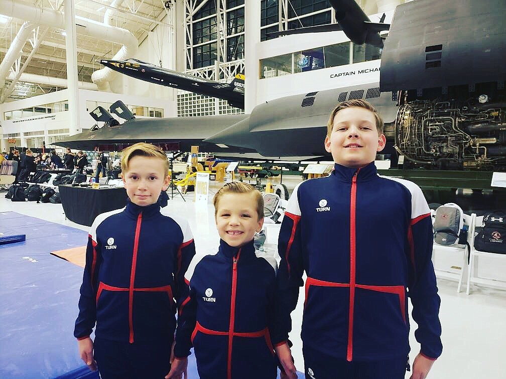 Avant Coeur Level 4 Boys at the Top Gun Challenge in McMinn-ville, Ore. From left are Decker St. John, Rylan Hawke and Collin Scott.
Courtesy photo