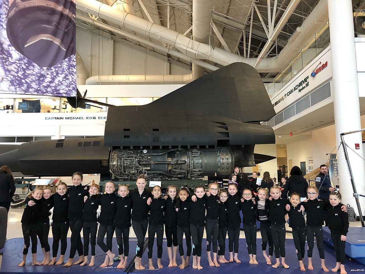 Courtesy photo
Avant Coeur Gymnastics Level 3 Girls took 3rd Place Team at the Top Gun Challenge in McMinnville, Ore. From left are Mckenna Wilson, Abby Rogers, CC Miller, Lola Barron, Sophie Phillips, Emily Vaughan, Avery Hammons, Sophia Green, Aranie Barragan, Sophia Elwell, Rozlyn Thong, Scarlett Green, Lily Kramer, Alivia Garcia, Julianna Bonacci, Karstin Harmon, Piper St. John, Evelyn Haycraft, Vivi Crain, Dahlia Kramer and Callista Petticolas.