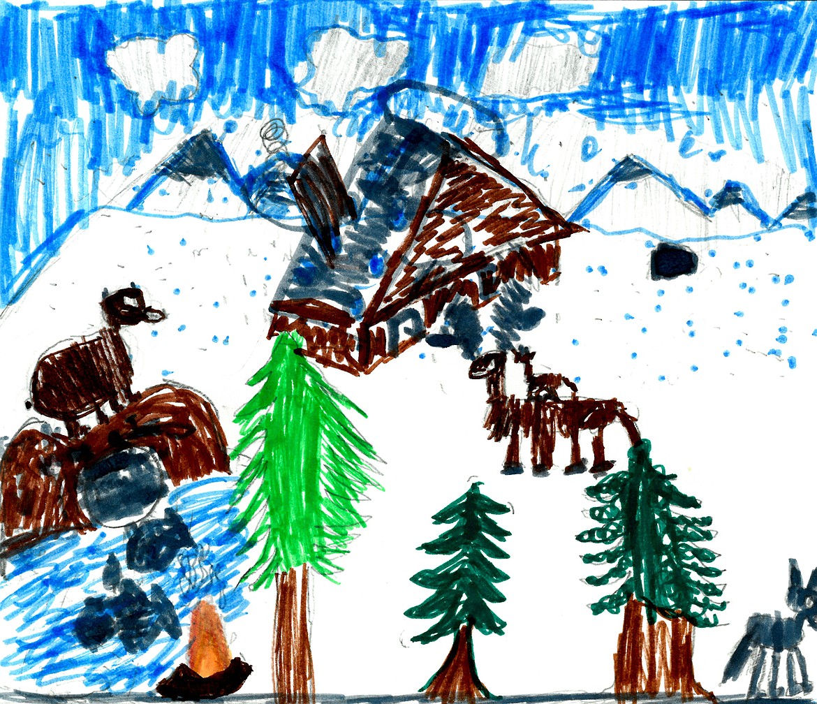 (Evie Kelly, Idaho Hill Elementary, second grade)