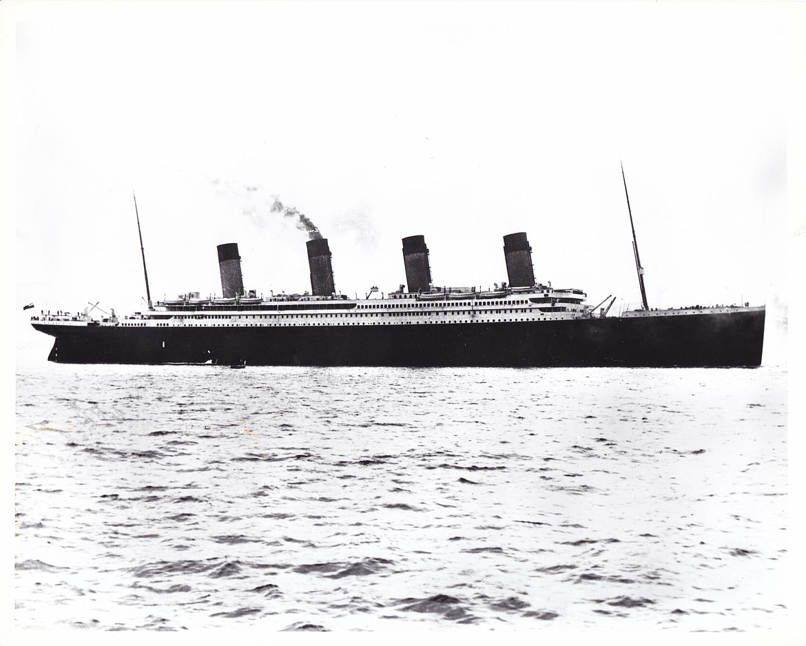 The British passenger liner Titanic collided with an iceburg during her maiden voyage over the Atlantic Ocean in 1912. It slowly sunk, killing 1,503 people, and is one of the most famous ships in history. (Courtesy of Maritime Museum of the Atlantic)