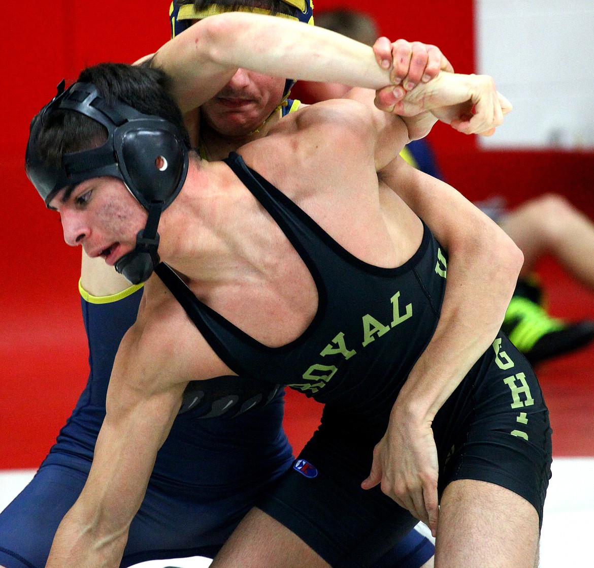 Rodney Harwood/Sun TribuneRoyal sophomore Dominic Martinez goes into the 1A Mat Classic XXXI as the SCAC East District champion at 120 pounds. He was a state runner-up last year as a freshman.